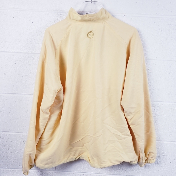 Sunderland of Scotland 1/2 Zip Golf Pullover Windbreaker Jacket Yellow Men's XL - Picture 2 of 11